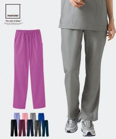 パントンレディースストレートパンツ[女性用](76-6012SC)