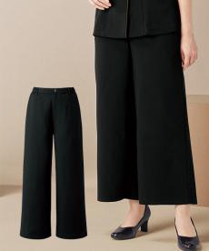 [通年]ワイドパンツ(脇後ゴム)[女性用](76-6020SC)