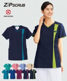 FOLK 7023SC レディースジップスクラブジャケット[女性用](76-7023SC)