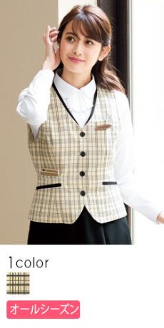 【在庫限り】[通年]チェック柄ベスト(76-FV36176)