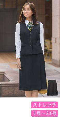 [通年]プリーツスカート[ストレッチ](89-12539)