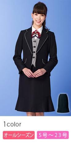 [秋冬用]夜洗って朝乾く!イージーケアのマーメイドスカート(89-15610)