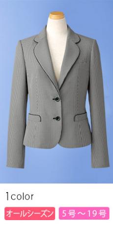 【在庫限り】[通年]夜洗って朝乾く!好感度抜群の小柄チェック柄ジャケット(89-24300)