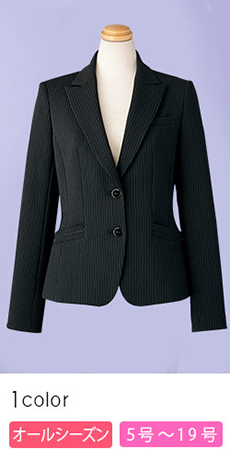 [通年]部屋干ししてもニオわない!お手入れ簡単ストライプ柄ジャケット(89-24520)