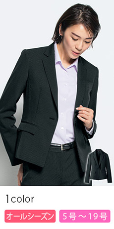 [通年]ジャケット[ストライプ/ストレッチ](89-24900)