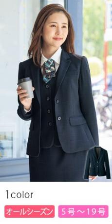 [通年]ジャケット[ウィンドウペン/ストレッチ/制菌](89-25041)