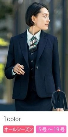 [通年]ジャケット[ストライプ/ストレッチ/抗菌/抗ウイルス](89-25081)