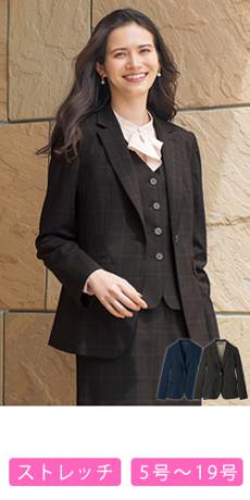 [通年]ジャケット[チェック/ストレッチ](89-25191)