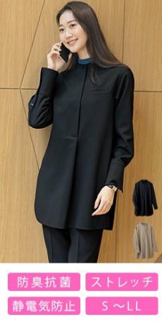 [通年]オーバーシャツ[ストレッチ](89-37160)