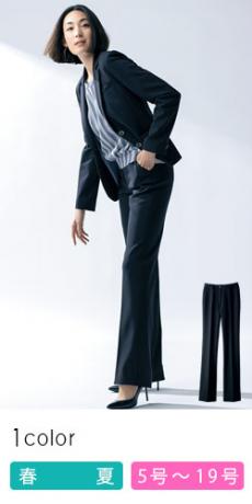 [春夏用]パンツ[ストライプ/ストレッチ/高通気](89-50371)