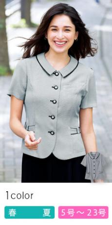 [春夏用]半袖オーバーブラウス(89-50560)