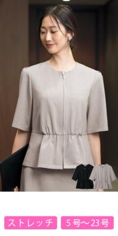 [春夏用]オ-バ-ブラウス[ストレッチ](89-51630)