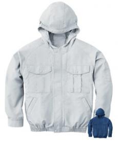 [春夏用]空調服® フード付きブルゾン[男女兼用](A5-KU90810)