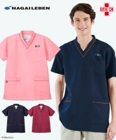 ナガイレーベン スクラブ(ミッフィーシリーズ)[男女兼用](A6-MFT5802)