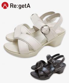[通年]リゲッタ クロスベルトサンダル[5.5cmヒール][女性用](A7-RW1003)