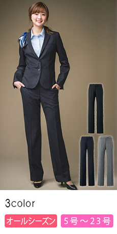 [通年]パンツ[ストレッチ/ストライプ](A9-EAL715)