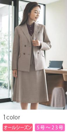 [通年]フレアスカート[チェック/ナチュラルストレッチ](A9-EAS795)