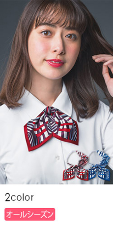 [通年]リボンスカーフ(A9-EAZ724)