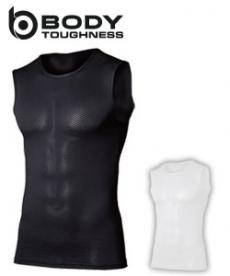 [通年]BODY TOUGHNESS デュアル3Dファーストレイヤー ノースリーブ クルーネックシャツ(B0-JW520)