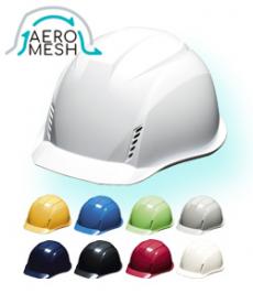 [ABS製]エアロメッシュヘルメット 涼神 ライナーあり フロントベンチレーション付(B3-AA16FVHA2E4M)