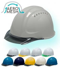 [帽体 ABS製/ひさし PC製]エアロメッシュヘルメット ライナーあり ベンチレーション付(B3-SYACVHA2E4M)