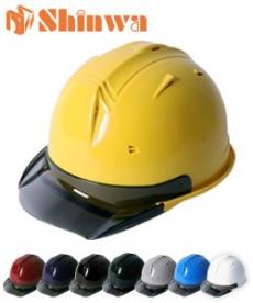 [帽体 ABS製/ひさし PC製]ヘルメット SS19V型TP式RA(B5-SS19VTPRA)