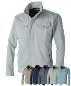 [通年]HOP-SCOT 綿100%長袖ブルゾン[男女兼用](B6-770009)