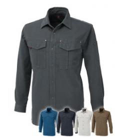 [秋冬用]HOP-SCOT 長袖シャツ(B6-7901)