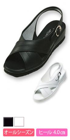 サンダル<クロスベルト>[4cmヒール](KG-PW7602OF)